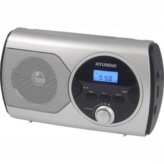 Radiopřijímač Hyundai PR 570PLLS, FM PLL, stříbrný