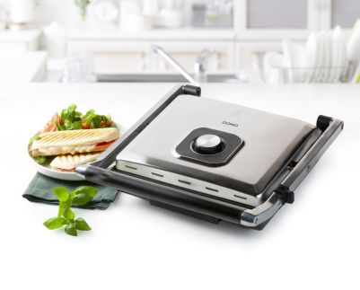 Kontaktní elektrický gril panini - DOMO DO9135G, Příkon: 2000 W
