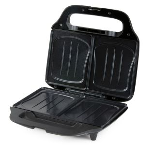 Sendvičovač na 2 XL sendviče - černý - DOMO DO9297C, Příkon: 900W