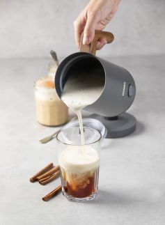 Napěňovač mléka - WOOD YOU - DOMO DO745MF, Příkon: 500 W, STRIX