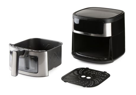 Horkovzdušná fritéza 6 l s průzorem - DOMO DO548FR, Objem: 6 l, Příkon: 1 500 W