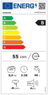 Pračka Samsung WW80TA046AE/LE