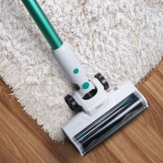 Tyčový aku vysavač s kloubem 2v1 - zelenobílý 22,2 V - PRIMO PR510SV, Li-on 22,2 V; 200W; 0,7l 