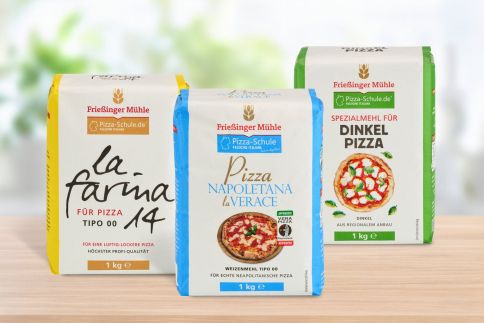 Speciální mouky na PIZZU - Startovací sada - Typ 00 - 3 x 1 kg, 3 x 1 kg