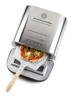 Pizza pec Genius - nerezová, pečící kamen - DOMO DO9289PZ, 1 700 W, až 450°C, časovač