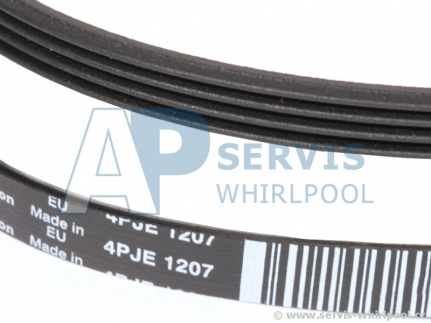 WHIRLPOOL víceklínový řemen 4PJE 1207 461975021811