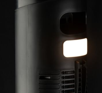 Sloupový ventilátor s ovládáním a podsvícením - DOMO DO8153, 106 cm, 50 W, abientní světlo