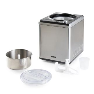 Zmrzlinovač s kompresorem - nerezový - PRIMO PR408IM, Objem: 2 l