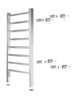 Elektrický topný žebřík - sušák na ručníky - DOMO DO7117DR, 150W, IPX4