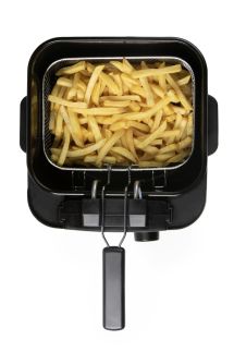 Fritéza s vyjímatelnou nádobou - 4 litry - DOMO DO545FR, Objem: 4 l, Příkon: 2000 W, Vyjímatelná nádoba