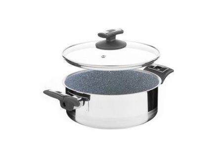 Kastrol CERAMMAX PRO COMFORT s poklicí, průměr 22 cm, objem 3.0 l, keramický povrch šedý granit