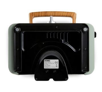 Sendvičovač - Gril - Vaflovač - 3v1 - zelený - DOMO DO9276C, příkon 1 100 W, termostat, zelená barva