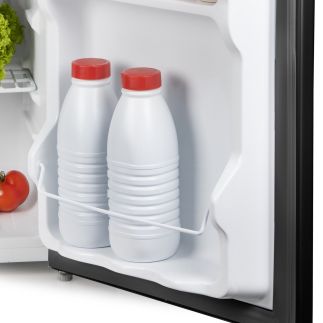 Lednice s mrazící přihrádkou - černá - PRIMO PR155FR, Objem: 66 l *, Třída: E, (š x h x v): 44,5 x 51 x 63 cm