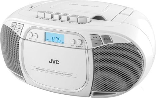JVC RC-E451W bílý Radiomagnetofon s CD 