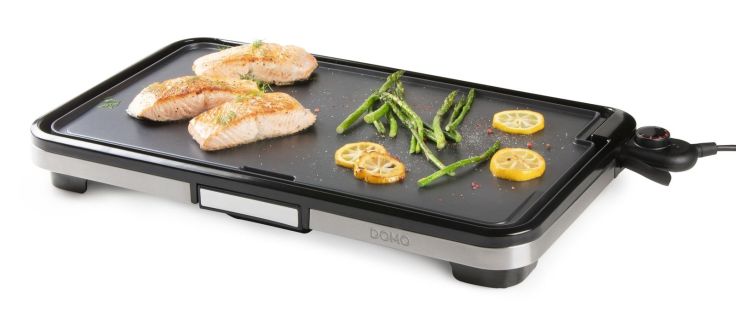 Stolní elektrický gril Plancha XXL - DOMO DO9263G, 2200 W, termostat