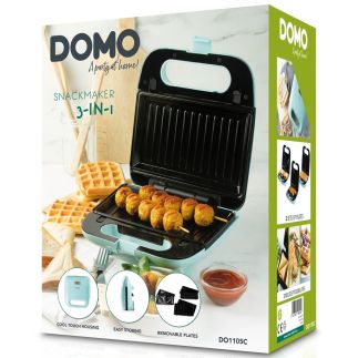 Sendvičovač 3v1 - DOMO DO1105C, Příkon: 750 W