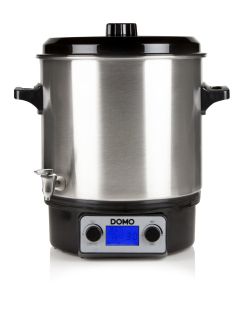 Zavařovací hrnec nerez s LCD - nerez kohout - DOMO DO42326PC, Příkon: 2000 W