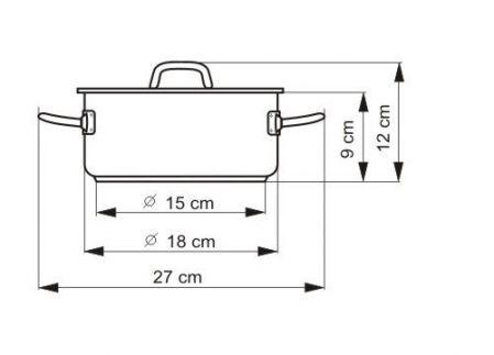 Rendlík IDEAL s poklicí, průměr 18cm, objem 2.0l