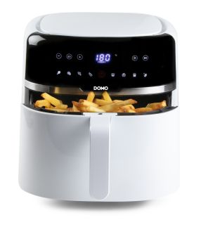 Horkovzdušná fritéza 8 l - digitální - DOMO DO1148FR, 8 litrů, bílá, digitální 