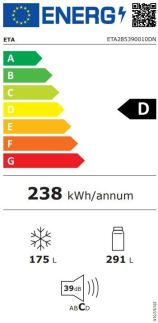Chladnička amer. ETA 285390010DN, NoFrost