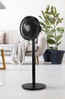 Stojanový ventilátor 2v1-  černý - DOMO DO8157, Průměr vrtule: 30,5 cm