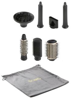 Vlasový multistyler 7v1 - DOMO DO54782HS, BLDC motor, 1 500 W, 110 000 ot. / min., 2 rychlosti, 3 nastavení teploty