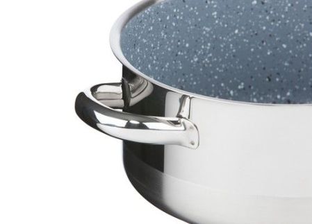 Rendlík CERAMMAX PRO STANDARD s poklicí, průměr 18 cm, objem 2.0 l, keramický povrch šedý granit