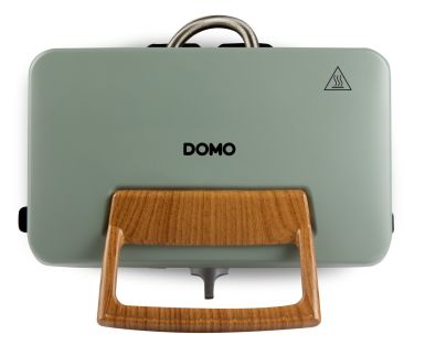 Sendvičovač - Gril - Vaflovač - 3v1 - zelený - DOMO DO9276C, příkon 1 100 W, termostat, zelená barva
