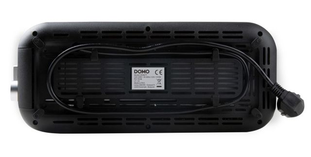 Topinkovač nerez s rozpékačem - 4 plátky - DOMO DO967T, 4 plátky pečiva