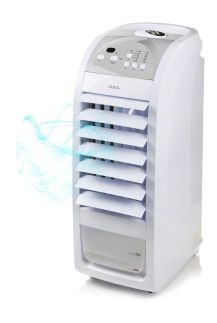 Mobilní ochlazovač vzduchu - QUIGG AC4-FA, Příkon: 70 W, Objem nádržky: 4,5 l