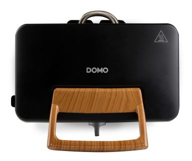 Sendvičovač - Gril - Vaflovač - 3v1 - černý - DOMO DO9278C, příkon 1 100 W, termostat, černá barva