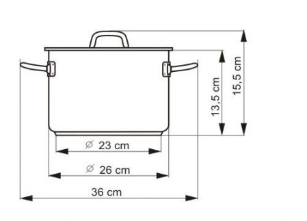 Hrnec PRECISE s poklicí, průměr 26cm, objem 6.5l