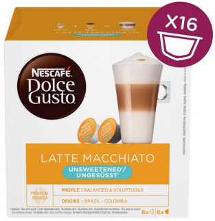 Nescafé Dolce Gusto LATTE BEZ CUKRU 16