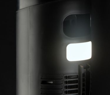 Sloupový ventilátor s ovládáním a podsvícením - DOMO DO8153, 106 cm, 50 W, abientní světlo