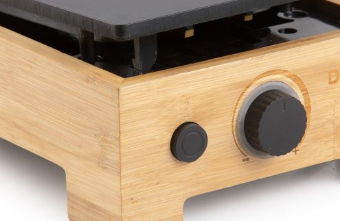 Stolní elektrický gril Plancha - Bamboo Style - DOMO DO9270G, 1 000 W, termostat, plocha 36 x 14 cm