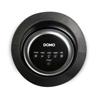 Sloupový ventilátor s ovládáním a podsvícením - DOMO DO8153, 106 cm, 50 W, abientní světlo