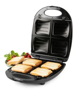 Sendvičovač 2v1 na 4 sendviče / vafle - DOMO DO9295C, Příkon: 1200 W