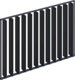 Stínicí stěna VERTICAL 4 m sklápěcí