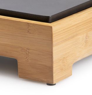 Stolní elektrický gril Plancha - Bamboo Style - DOMO DO9271G, 1 800 W, termostat, plocha 42 x 28 cm