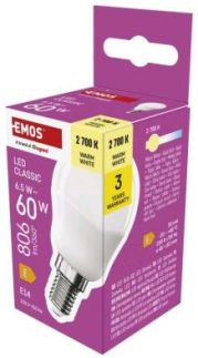 Emos ZQ1E41 LED žárovka Classic Mini Glo