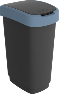 TWIST odpadkový koš 50L - modrá