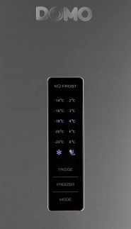 Lednice kombinovaná s mrazákem dole -  DO91337C,  323 L - nerezová ocel