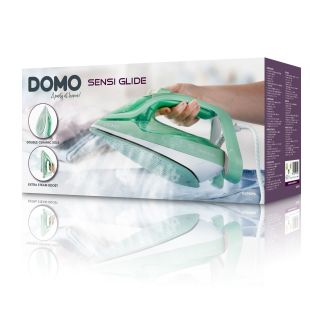 Napařovací žehlička SensiGlide - keramická - DOMO DO7059S, Příkon: 2 400 W, Parní ráz: 120 g/min