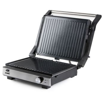 Kontaktní gril a vaflovač 2v1 - DOMO DO9287G, Keramický povrch PFAS free, Příkon: 1 800 W, Možnost otevření o 180°