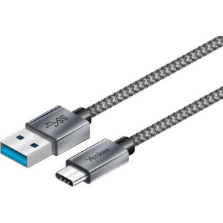 YCU 311 GY kabel USB A 3.1 / C 1m YENKEE