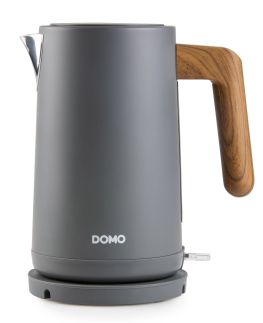 Rychlovarná konvice - nerez, šedá - WOOD YOU - DOMO DO9268WK, Objem: 1,7 l, Příkon: 2 200 W