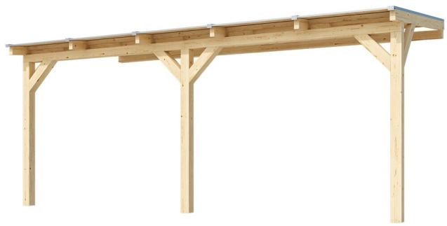 WEKA Dřevěná zahradní pergola 672 (5,4x2,7 m)