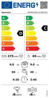 Pračka/sušička Electrolux PerfectCare 900 EW9W249W