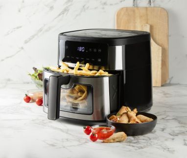 Horkovzdušná fritéza 6 l s průzorem - DOMO DO548FR, Objem: 6 l, Příkon: 1 500 W