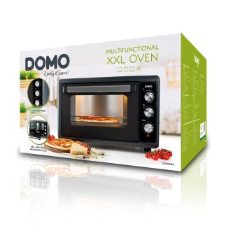 Elektrická trouba - 50 litrů - DOMO DO808GO, Příkon: 2 000 W, Objem: 50 litrů, Zaoblená zadní stěna